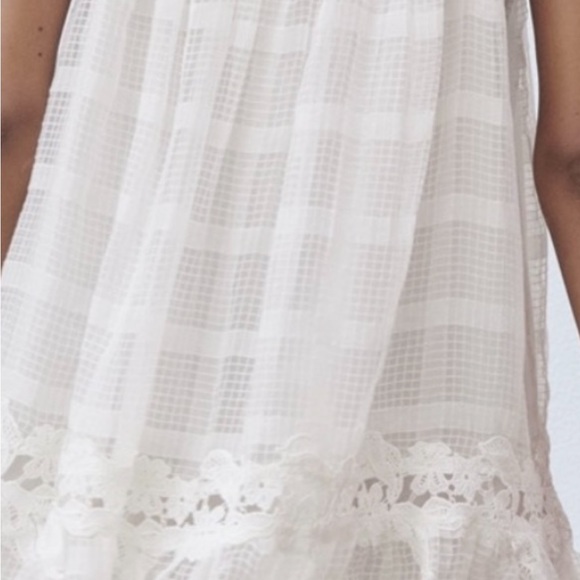 Zara White Layered Halter Dress XXL - Picture 3 of 4